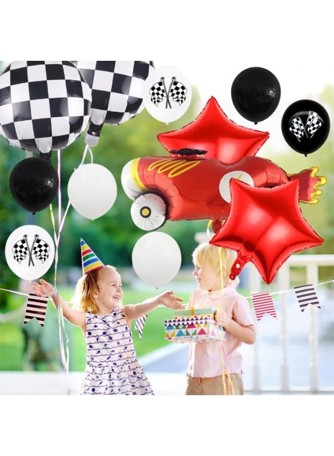 لينلي مجموعة بالونات سيارات السباق - Image 5